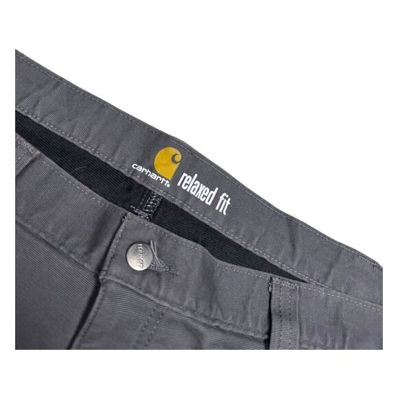 CARHARTT Relaxed Fit Lined Winter Work Casual Grey Pants Mens 48x32 - Picture 4 of 7
